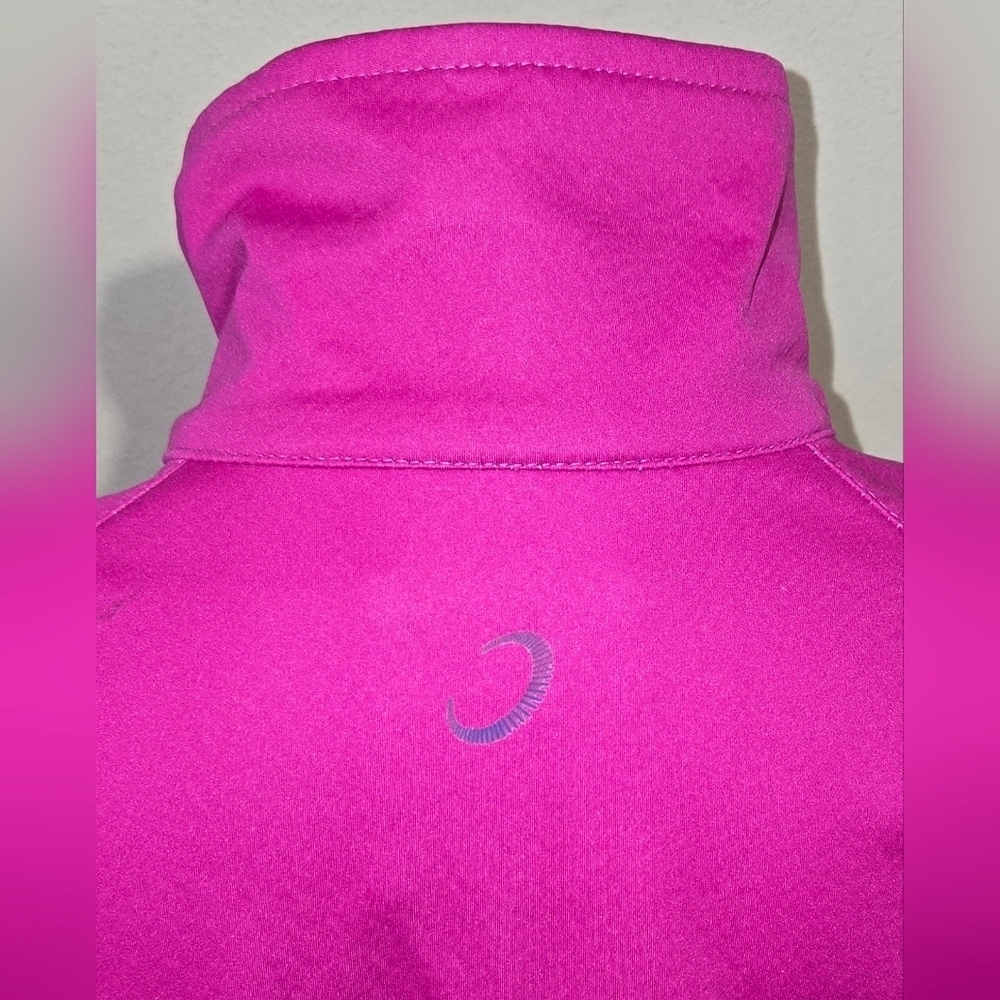 Zero Restriction Tour Series Golf Jacket Women M Pink Full Zip Soft Shell Vented - Picture 4 of 6